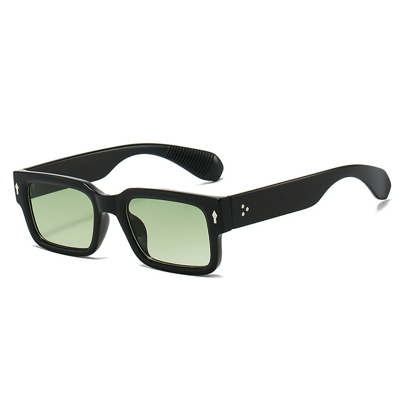 Gravenwald Retro Edge Square Sunglasses: UV400 Protection, Durable Acetate Frame, Unisex